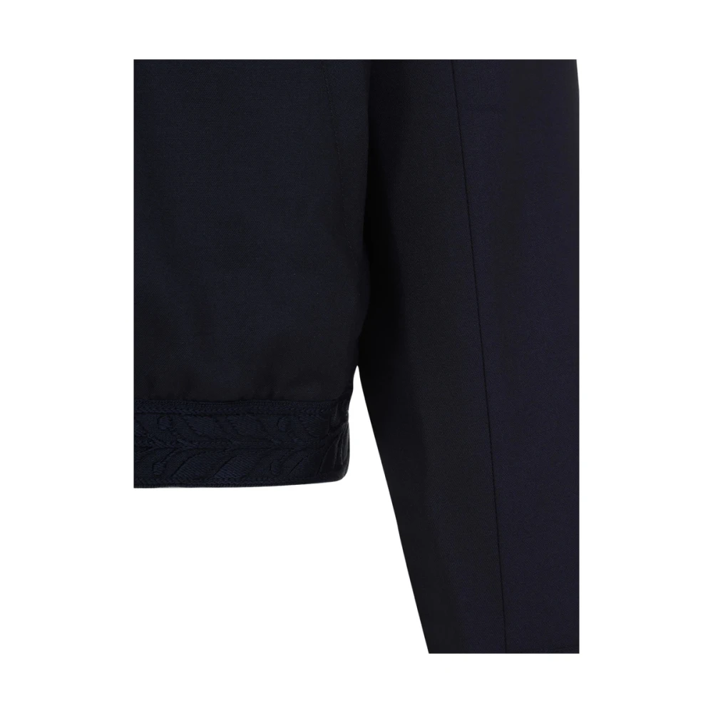 Casablanca Navy Blauwe Rits Jas Blue Heren
