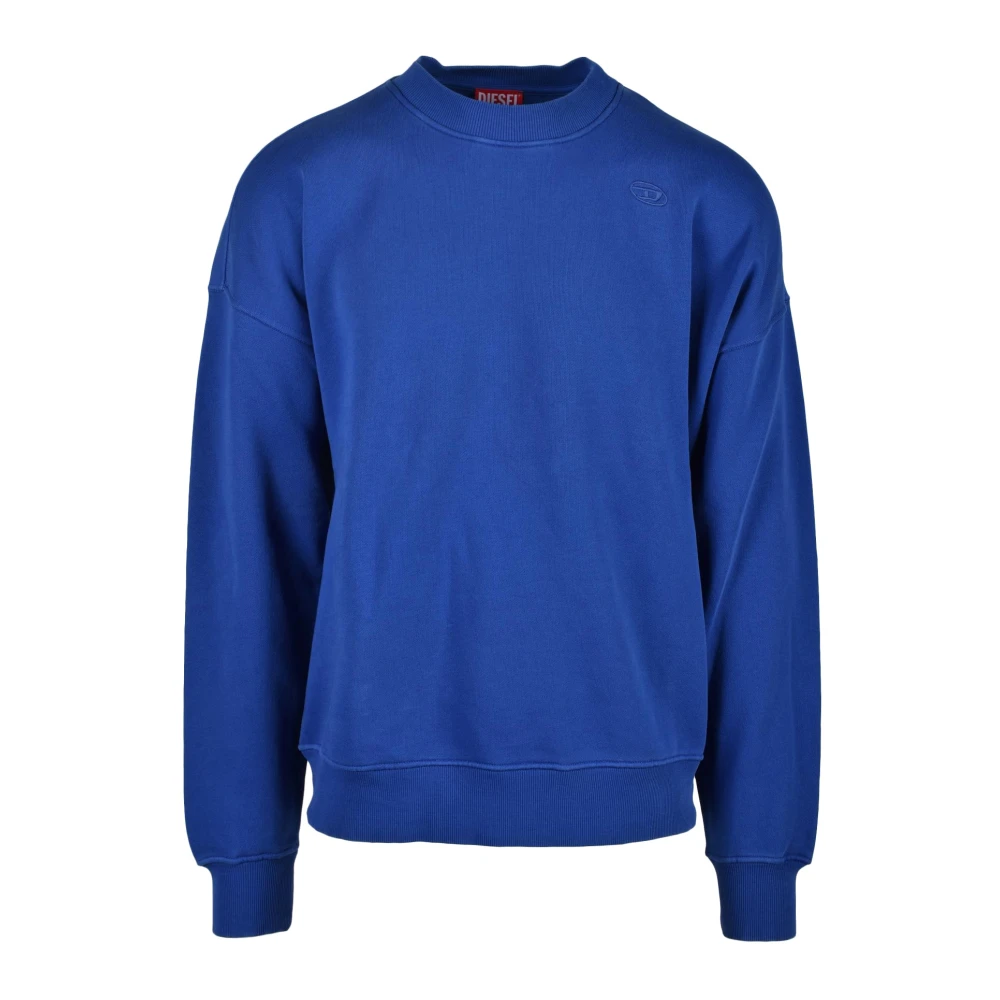 Diesel Katoenen Sweatshirt Blue Heren