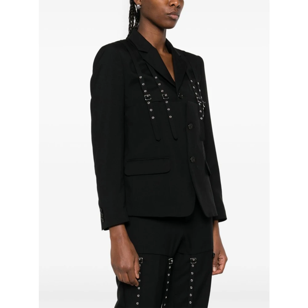 Noir Kei Ninomiya Zwarte Jassen met Stijl Black Dames
