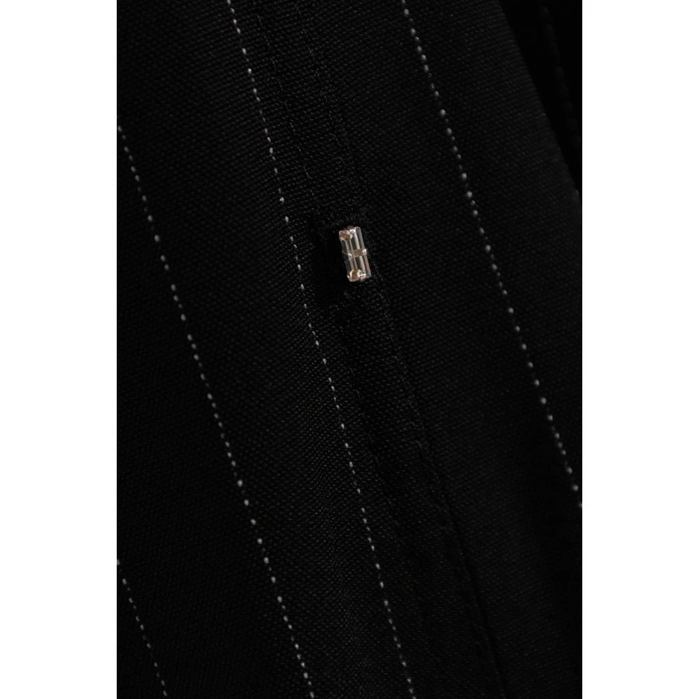 SPORTMAX Broek met gestreept patroon Berard Black Dames