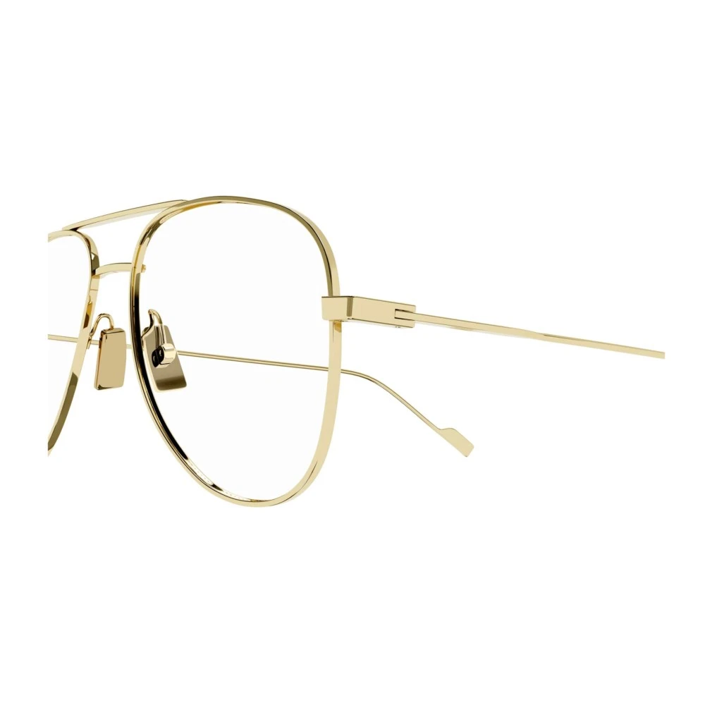 Saint Laurent Klassieke Gouden Brillenmontuur Yellow Unisex