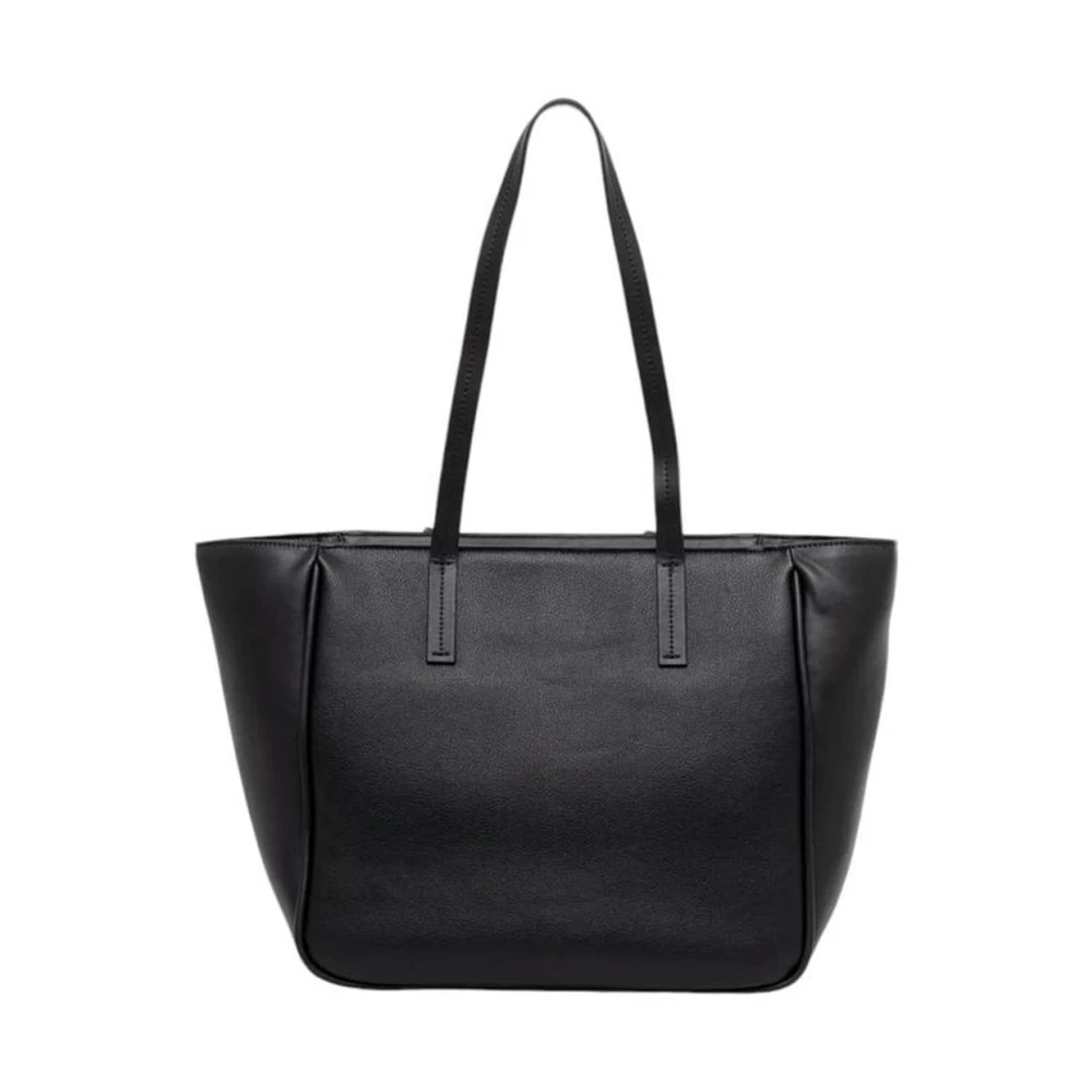 Calvin Klein Polyethyleen Handtas met Polyurethaan Samenstelling Black Dames