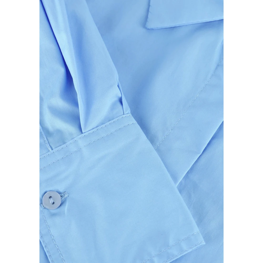 Copenhagen Muse Blauwe Katoenen Blouse voor Vrouwen Blue Dames