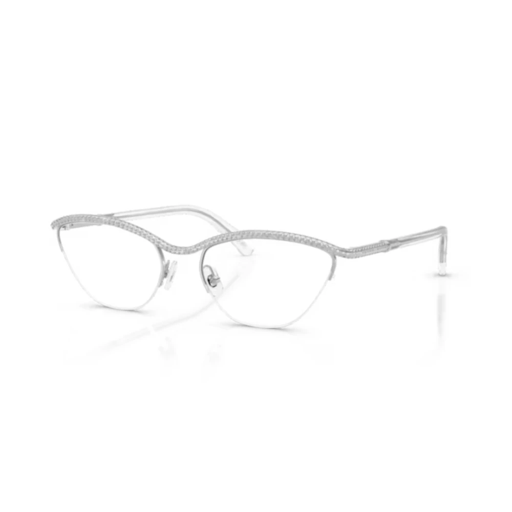 Swarovski Unisex Gray Glasses, 56 Mm, Sk1026 Optical Frame