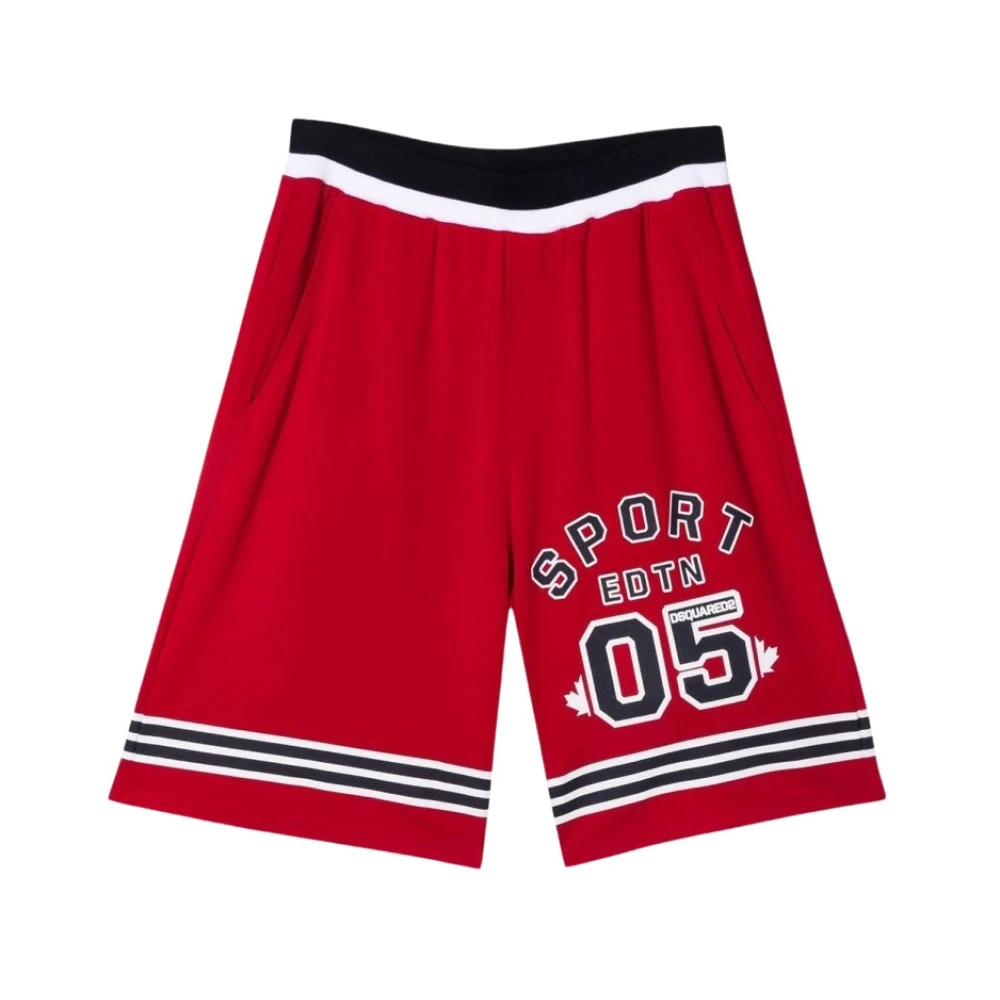 Dsquared2 Sommarstil Shorts för Pojkar Red, Pojke