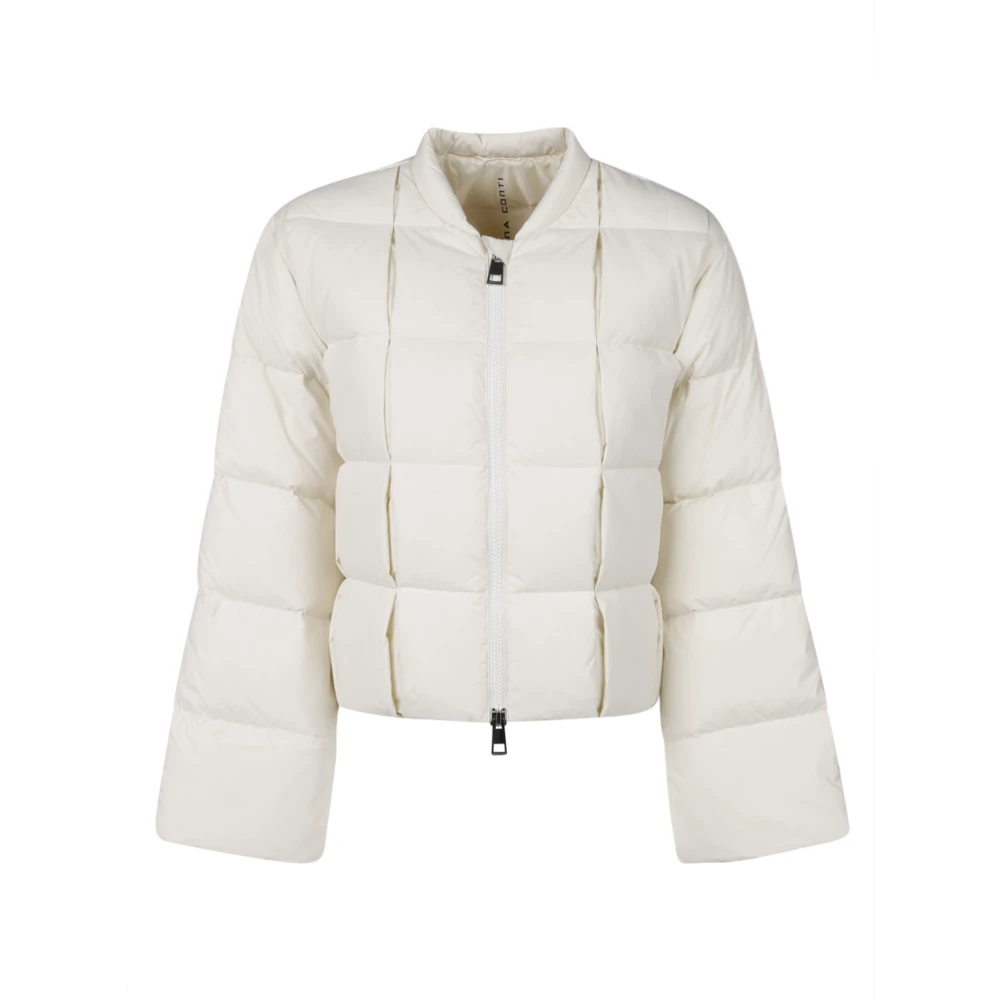 Liviana Conti Gewatteerde jas voor duurzaamheid en comfort Beige Dames