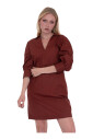 robe-tunique-en-coton-avec-col-en-v