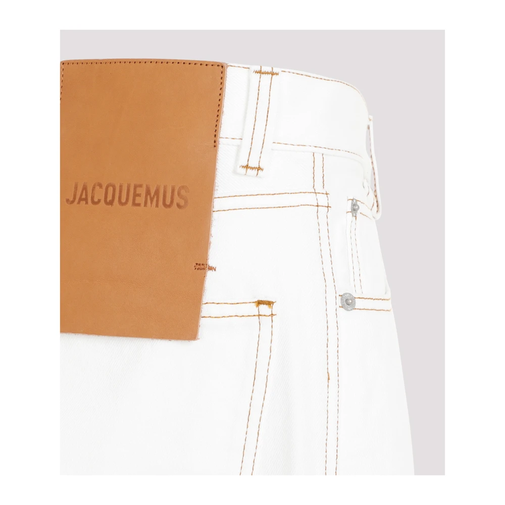 Jacquemus Straight Jeans White Heren
