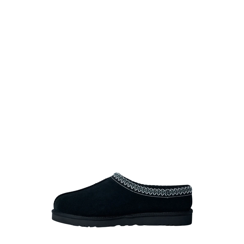 Ugg Women's Black Tasman Suede Slip-On Mules - Slippers - 7 Uk - Shoes