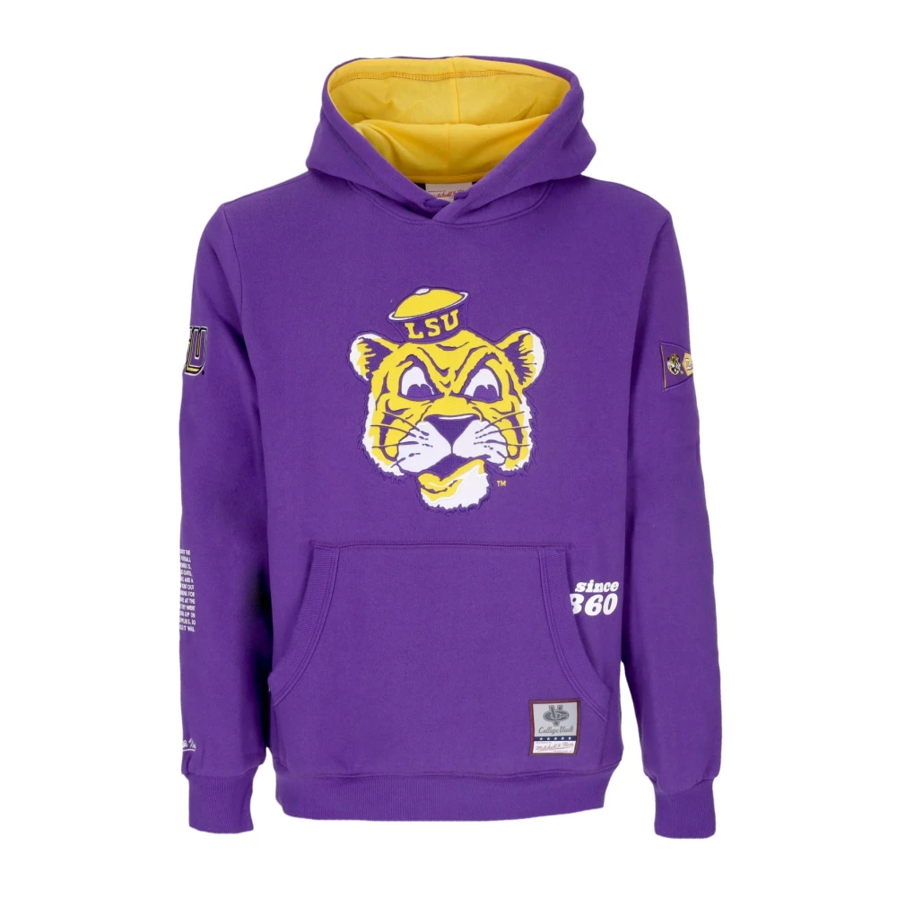 Mitchell & Ness LSU Tigers Basketbalteam Hoodie Purple Heren
