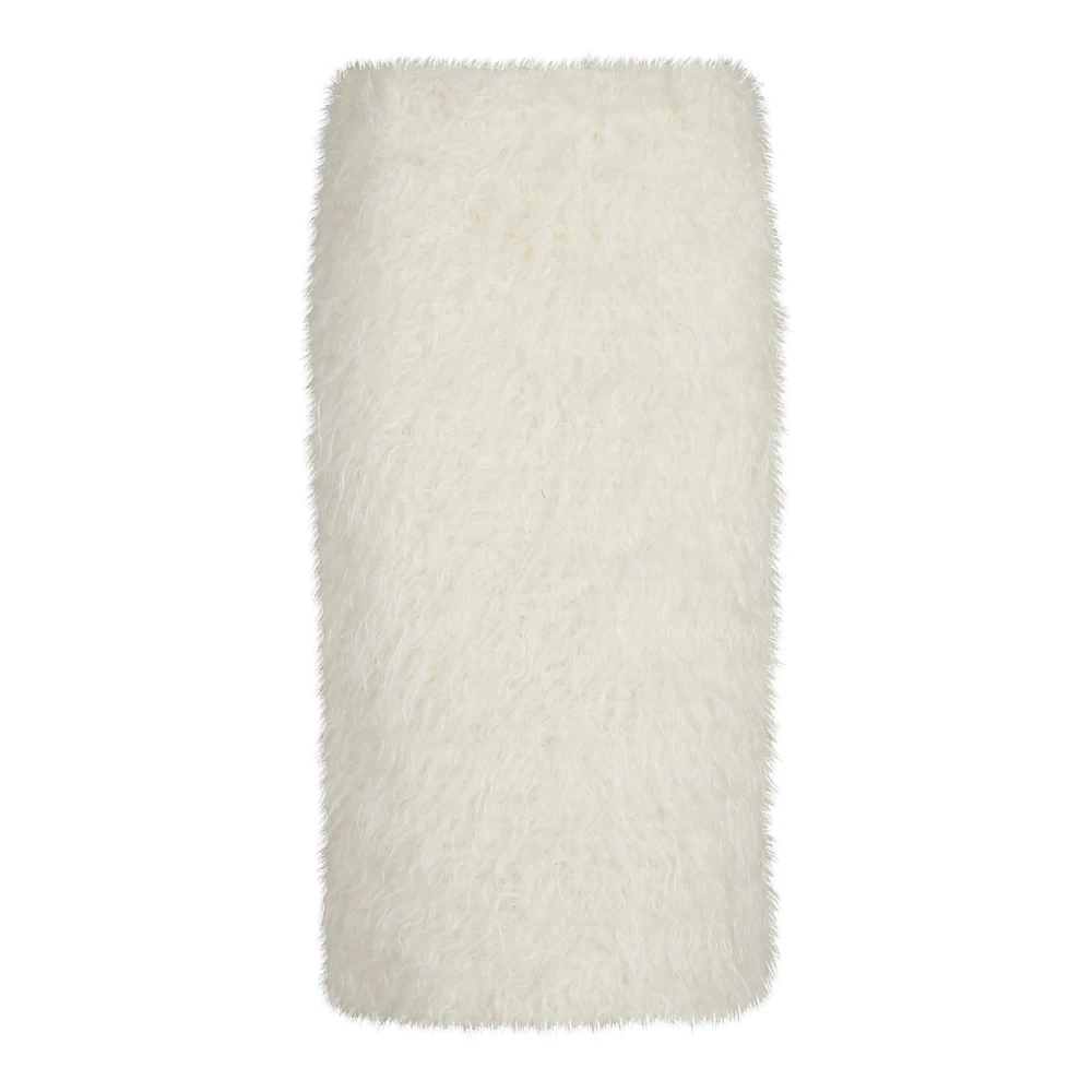 Dries Van Noten Witte Rok Aw24 Damesmode White Dames
