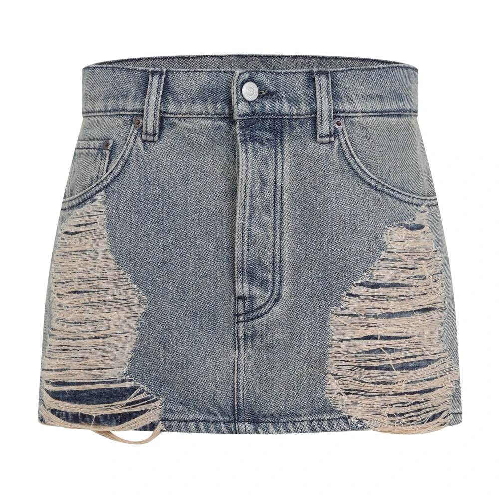 Acne Studios Stijlvolle Denim Mini Rok Blue Dames