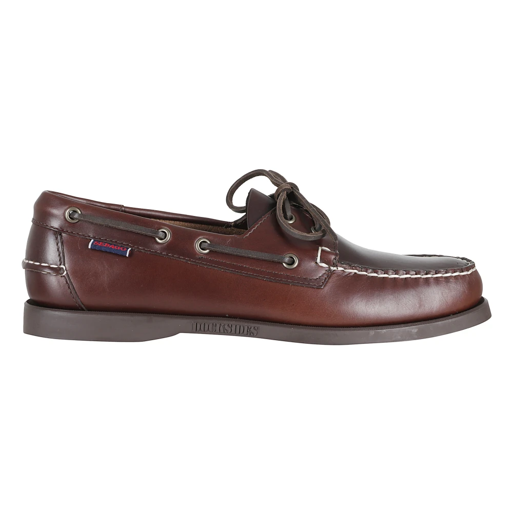 Sebago Herr Brun Skor 43 1/2 Eu, Läder, Docksides Portland Waxed