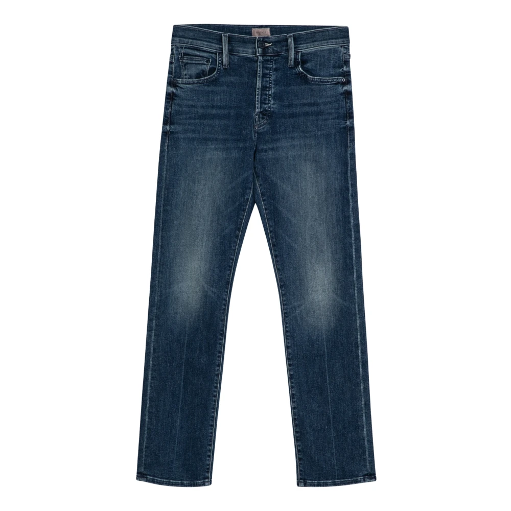 Mother Slim Hiker Hover Jeans Blue Dames