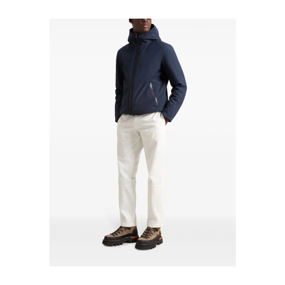 Woolrich Blauwe Winterjassen Blue Heren