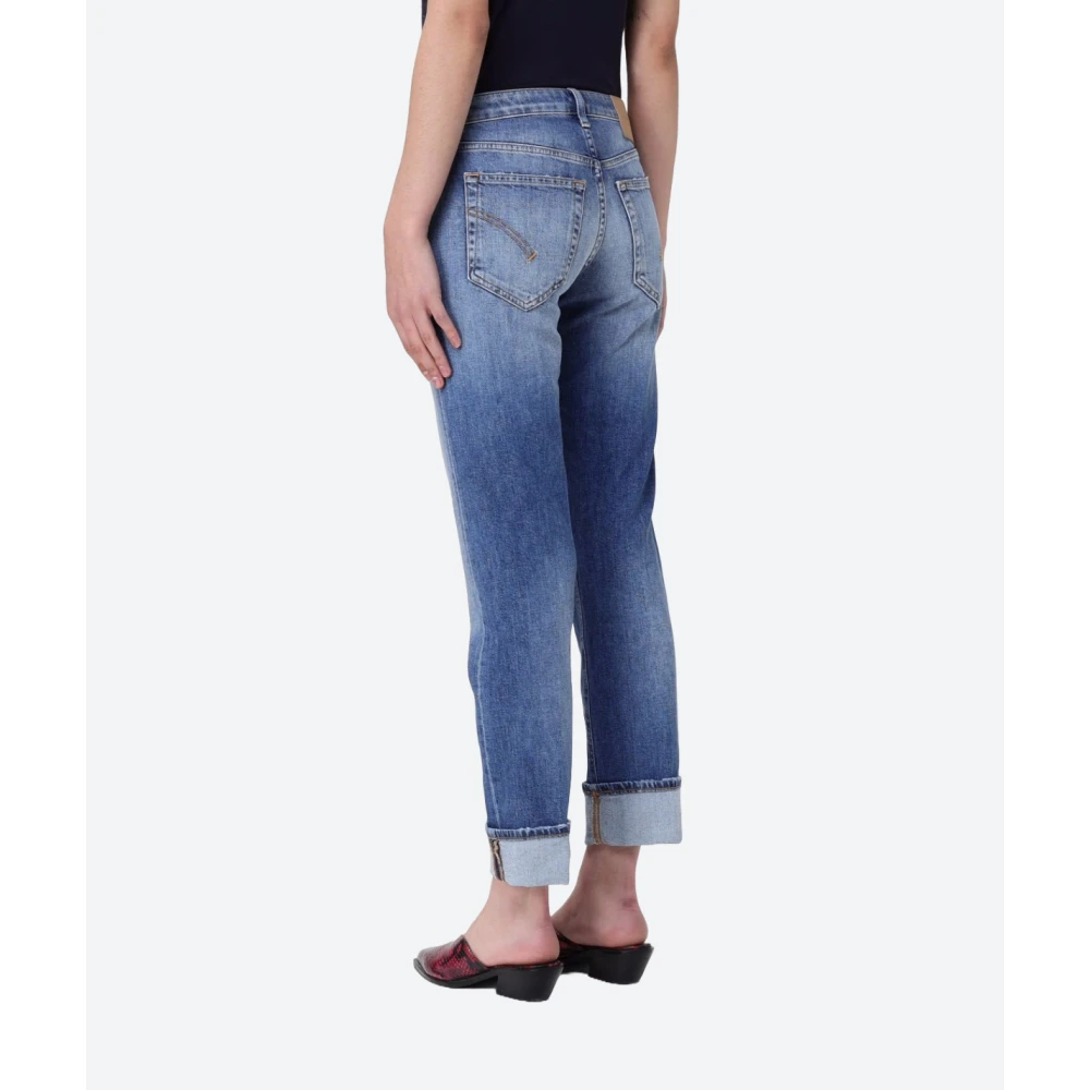 Dondup Slim Coco Denim Stretch Jeans Blue Dames
