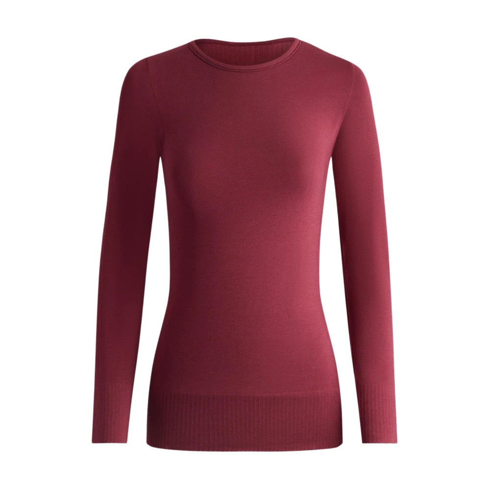 Fusalp Donna Rosso Troop Col Rond Thermal Layer