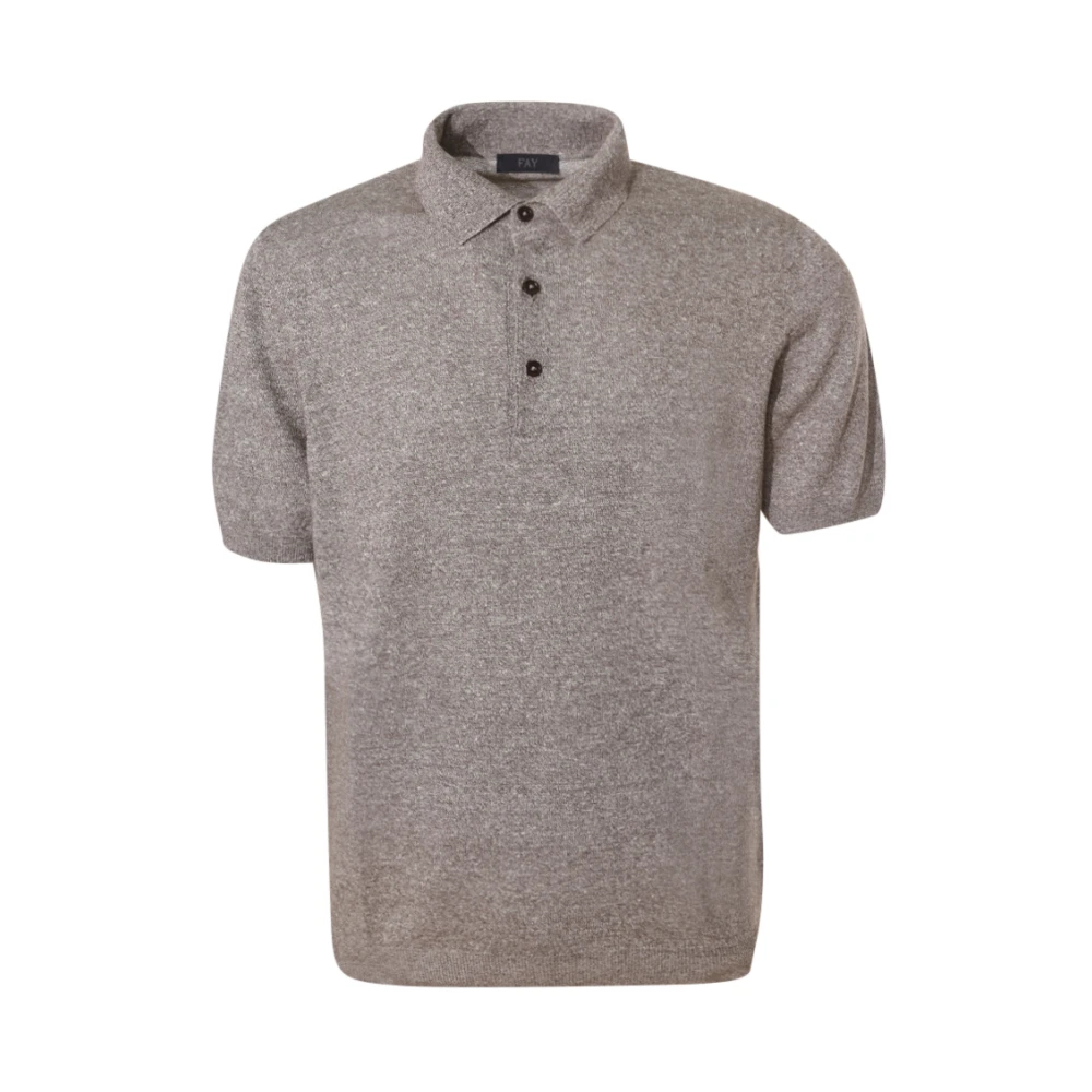 Fay - Tops > Polo Shirts - Brown - Fay - Modalova