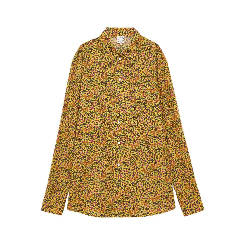 Ines De La Fressange Paris Maureen geel bloemig overhemd Multicolor Dames