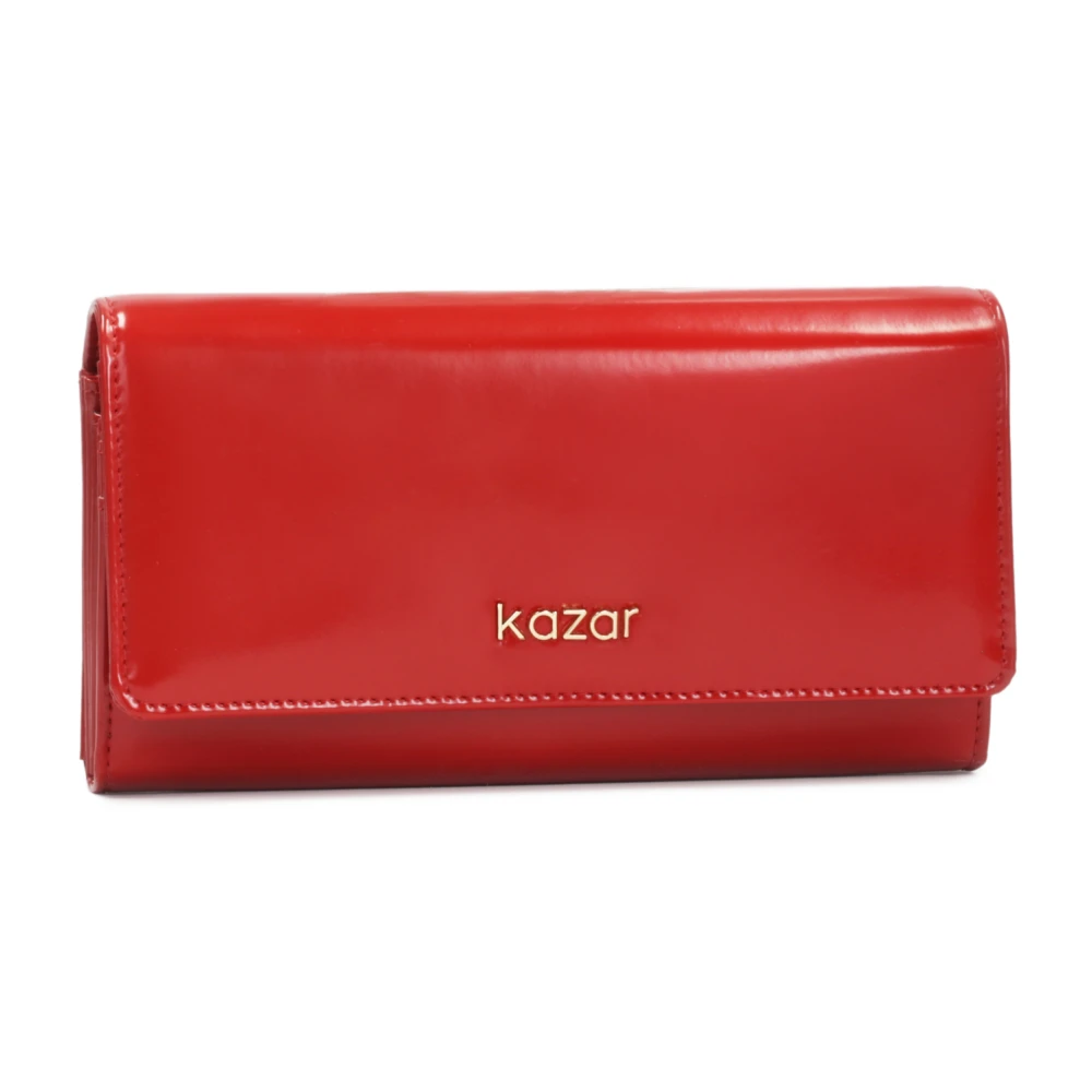 Kazar Rode leren portemonnee Red Dames