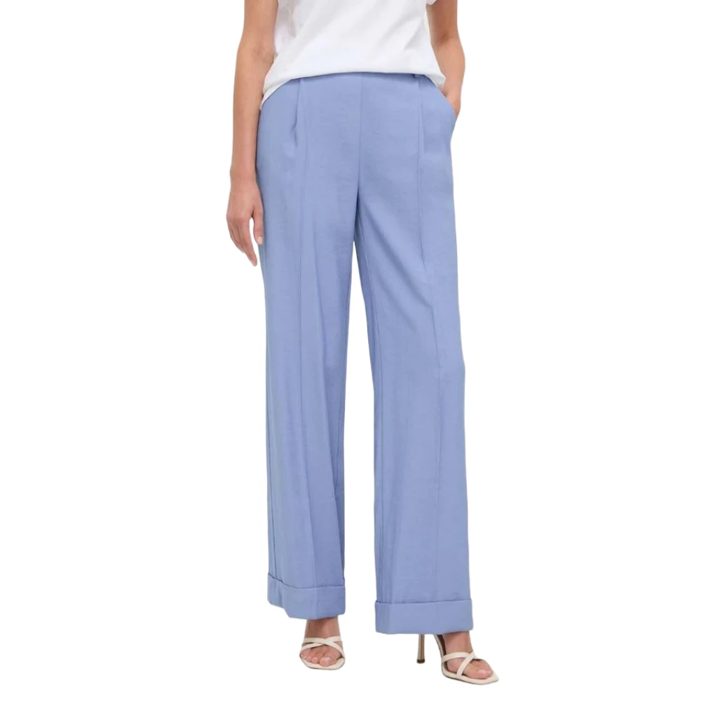 Twinset Stijlvolle Broek Regular Fit Blue Dames