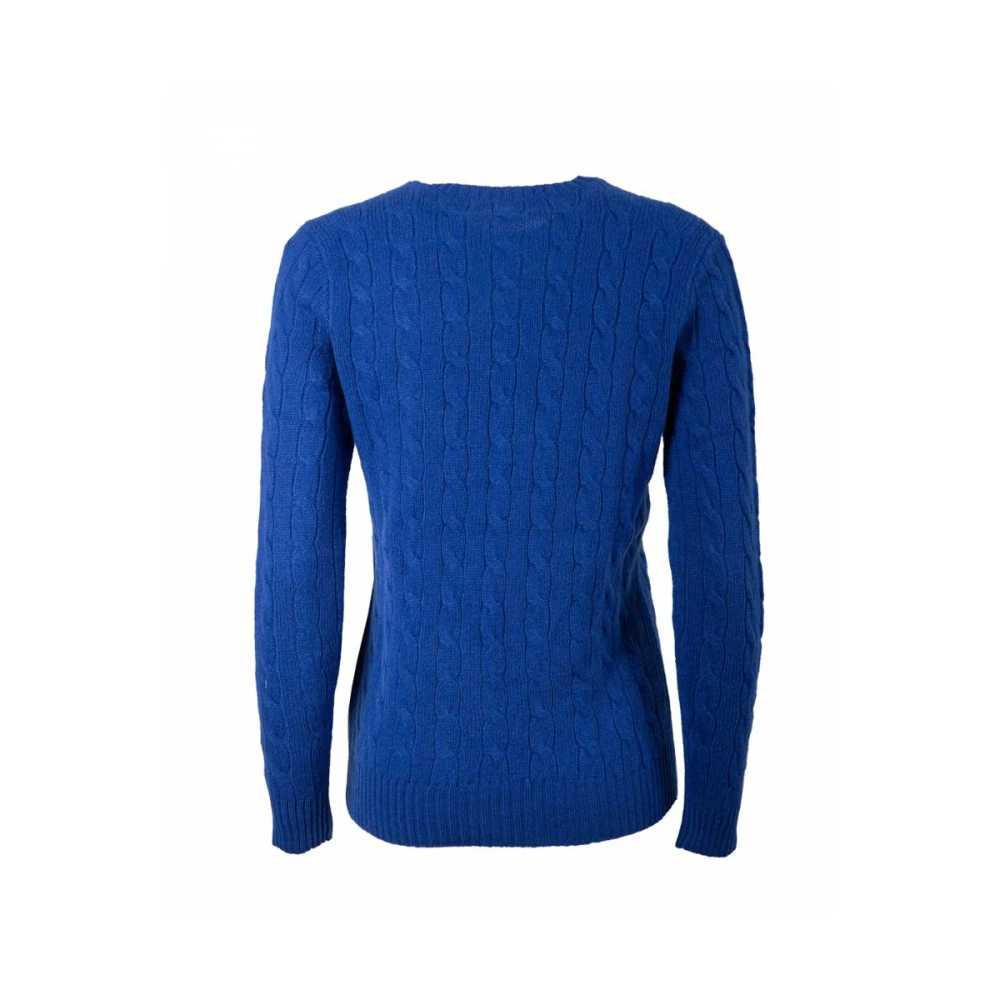 Polo Ralph Lauren Stijlvolle Longsleeve Pullover Trui Blue Dames