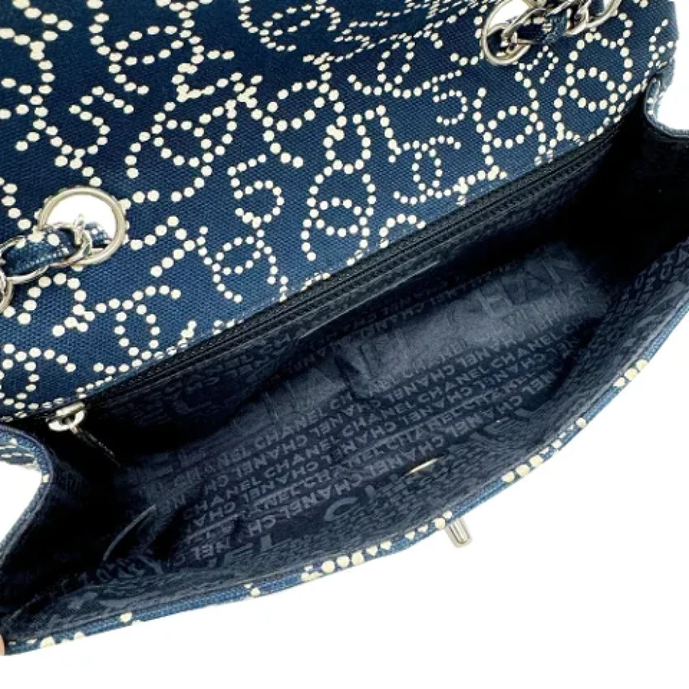 Chanel Vintage Pre-owned Cotton chanel-bags Blue Dames