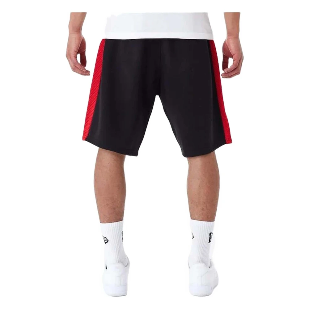 new era NBA Chicago Bulls Mesh Panel Oversized Shorts Black Heren