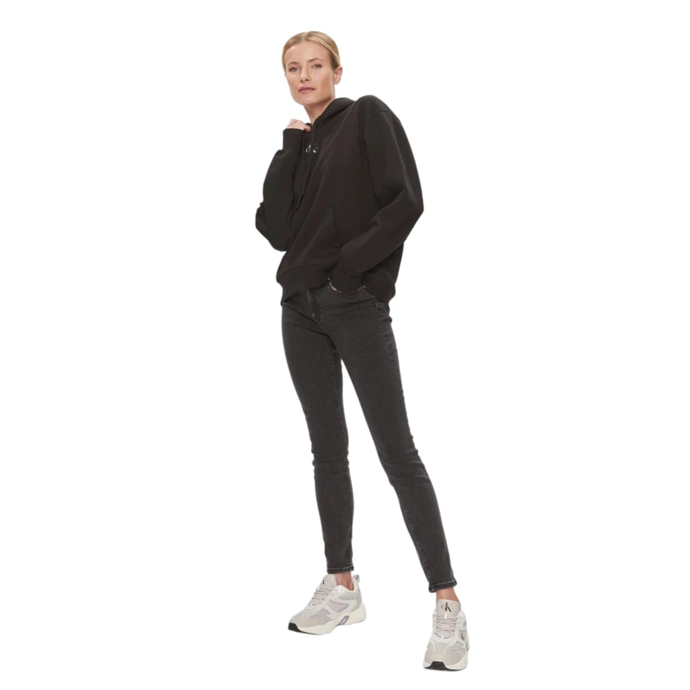 Calvin Klein Stijlvolle Sweatshirt Black Dames