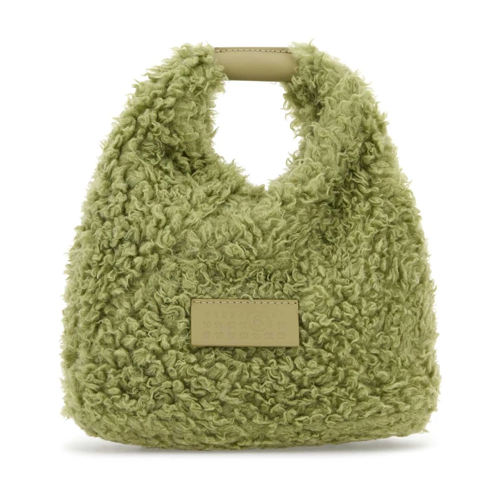 MM6 Maison Margiela Teddy Japanse handtas in pastelgroen Green Dames