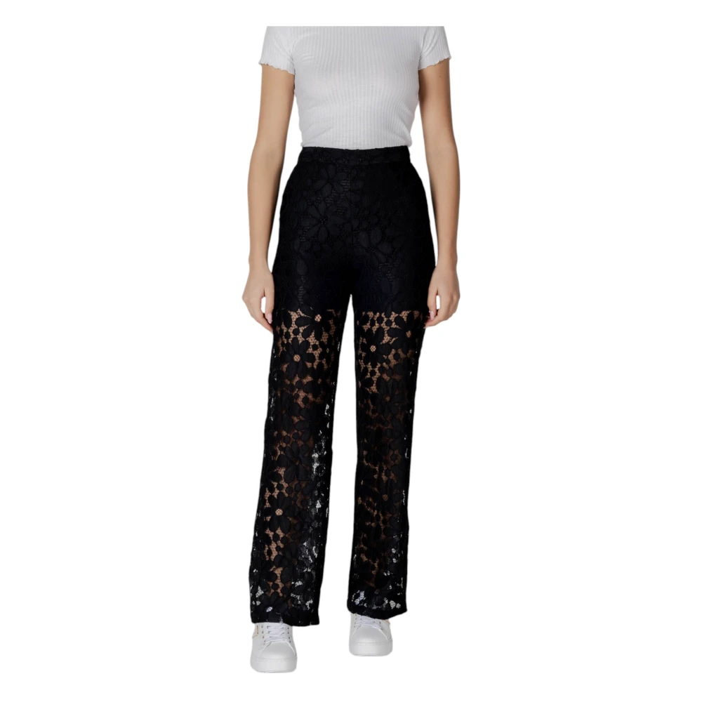 Desigual Palace Pants Collection 100% Polyester Black Dames