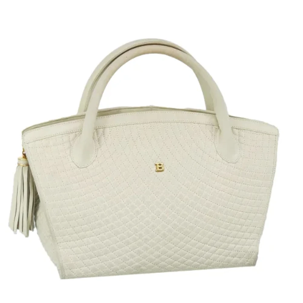 Bally Pre-owned Leather handbags Beige Dames