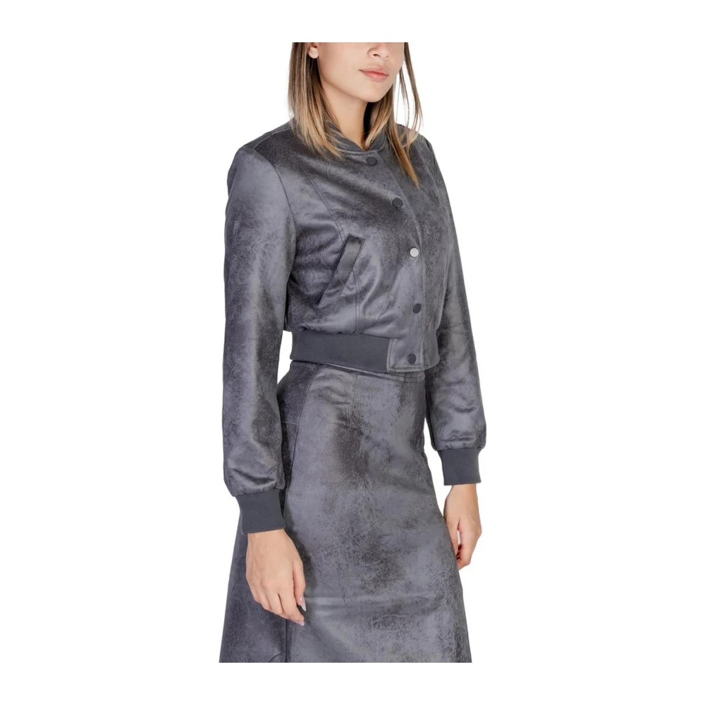 Only Faux leren jassen en jassen collectie Gray Dames