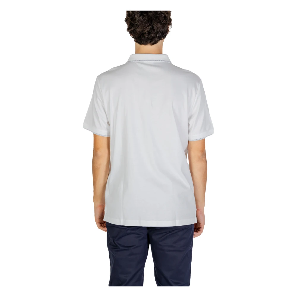 Calvin Klein Jeans Witte Polo Shirt Herfst Winter White Heren