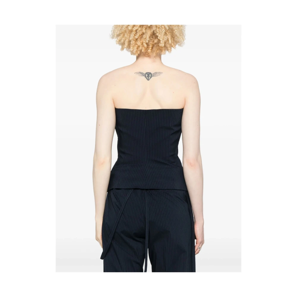 Ottolinger Navy Blue Bandeau Stijl Bodice Blue Dames