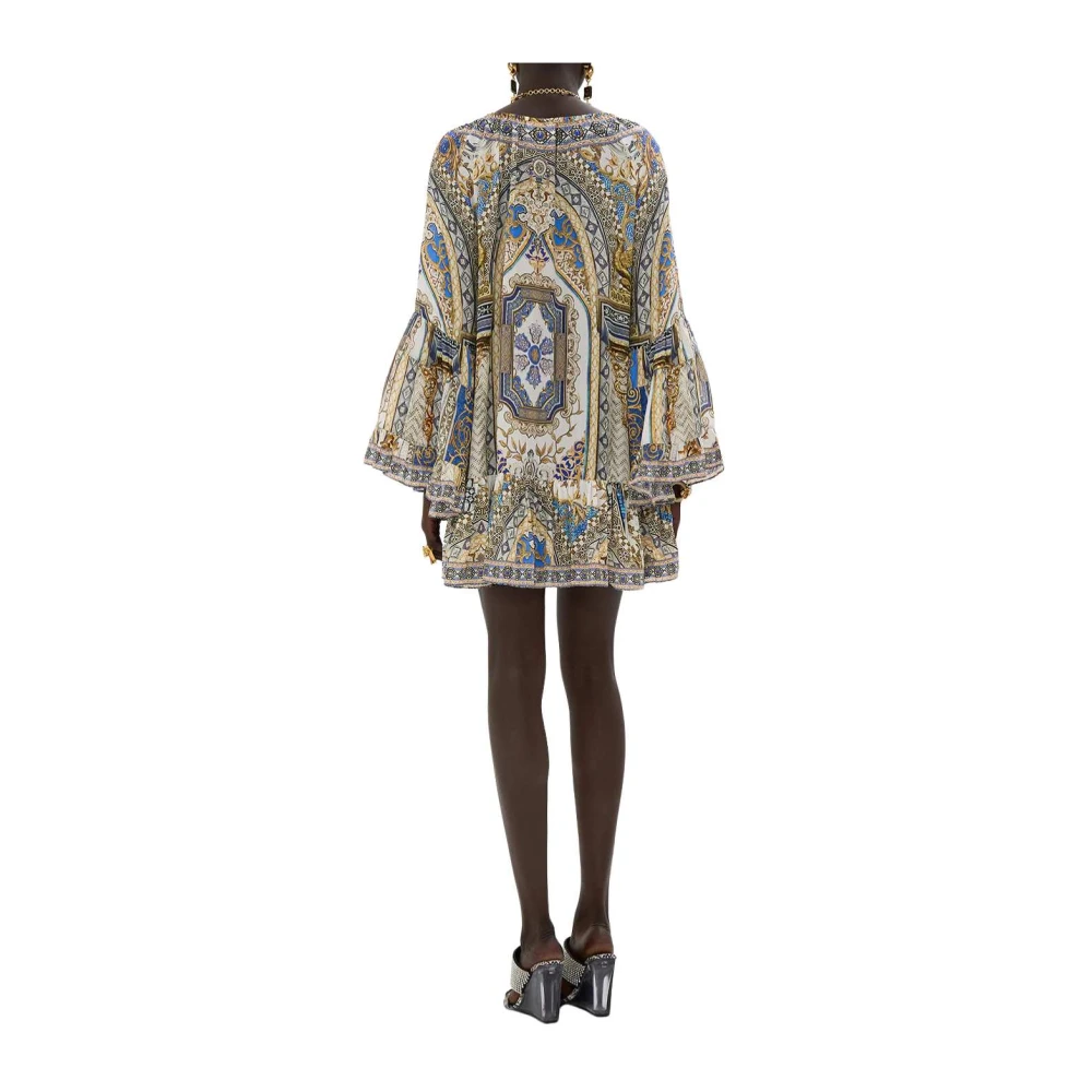 Camilla Ruche A-lijn Jurk Mozaïekstijl Multicolor Dames