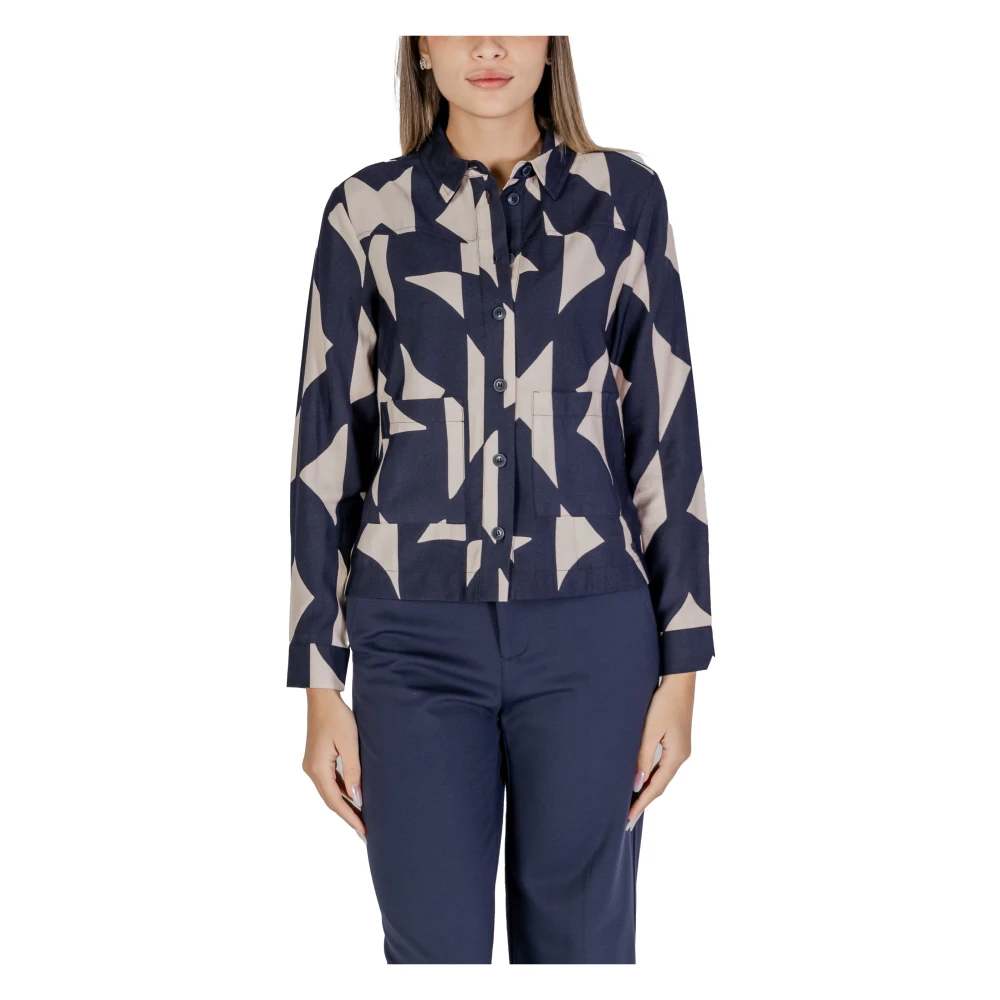 Street One Herfst Winter Dames Shirts en Blushes Blue Dames