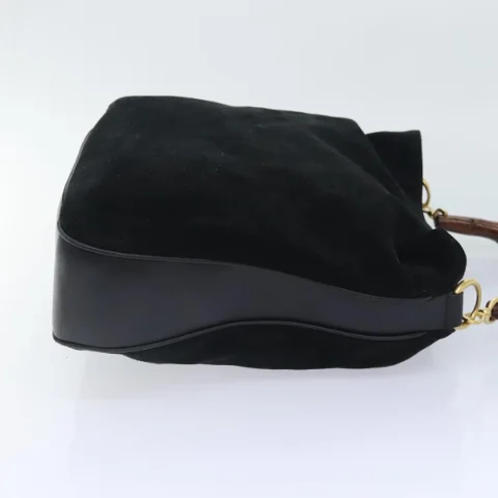 Gucci Vintage Pre-owned Suede gucci-bags Black Dames