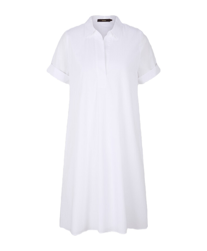 robe-en-popeline-a-line-avec-col-polo
