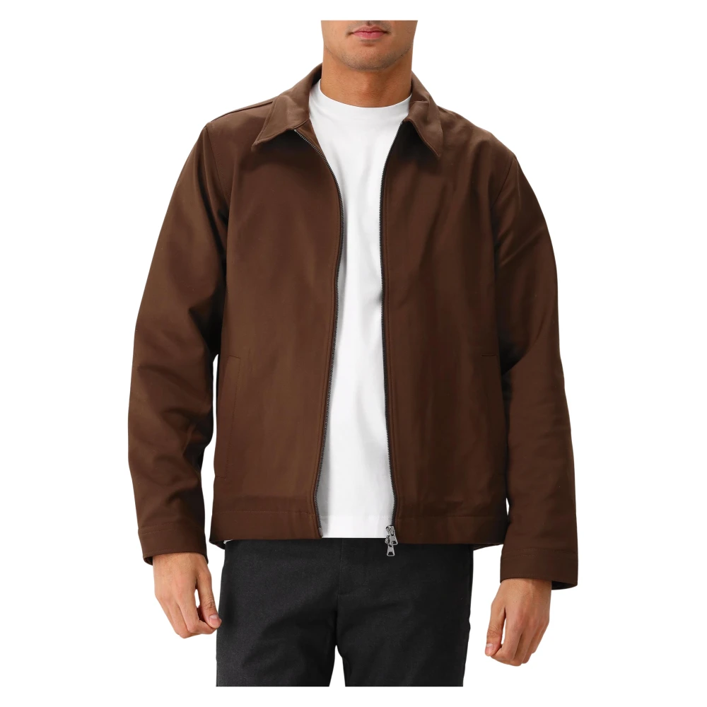 Nn07 Brun Ivan Overshirt Brown, Herr