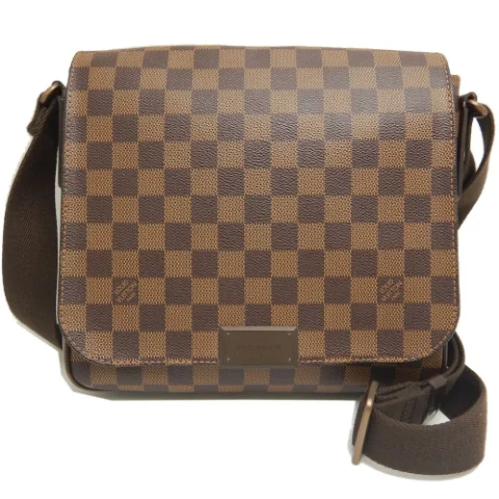 Louis Vuitton Vintage Pre-owned Canvas shoulder-bags Brown Dames
