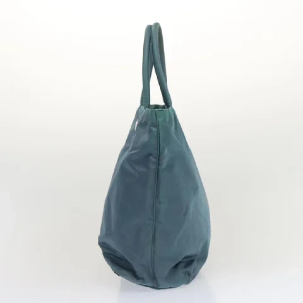 Prada Vintage Pre-owned Nylon totes Blue Dames