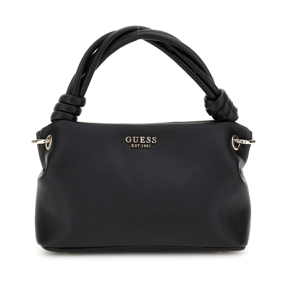 Guess Kleine Zwarte Dameshandtas met Verstelbare Band Black Dames