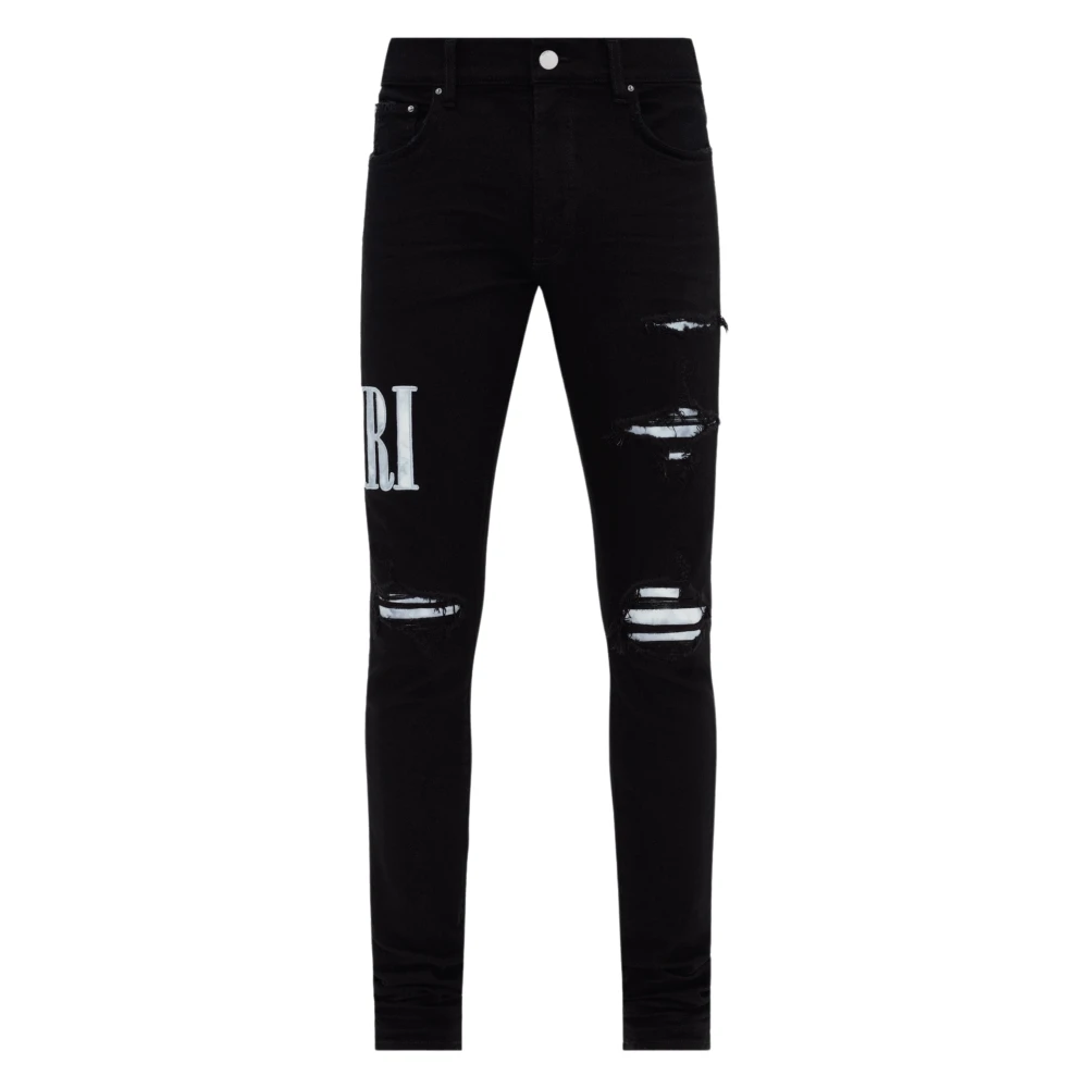 Amiri Zwarte Gewassen Skinny Jeans Black Heren