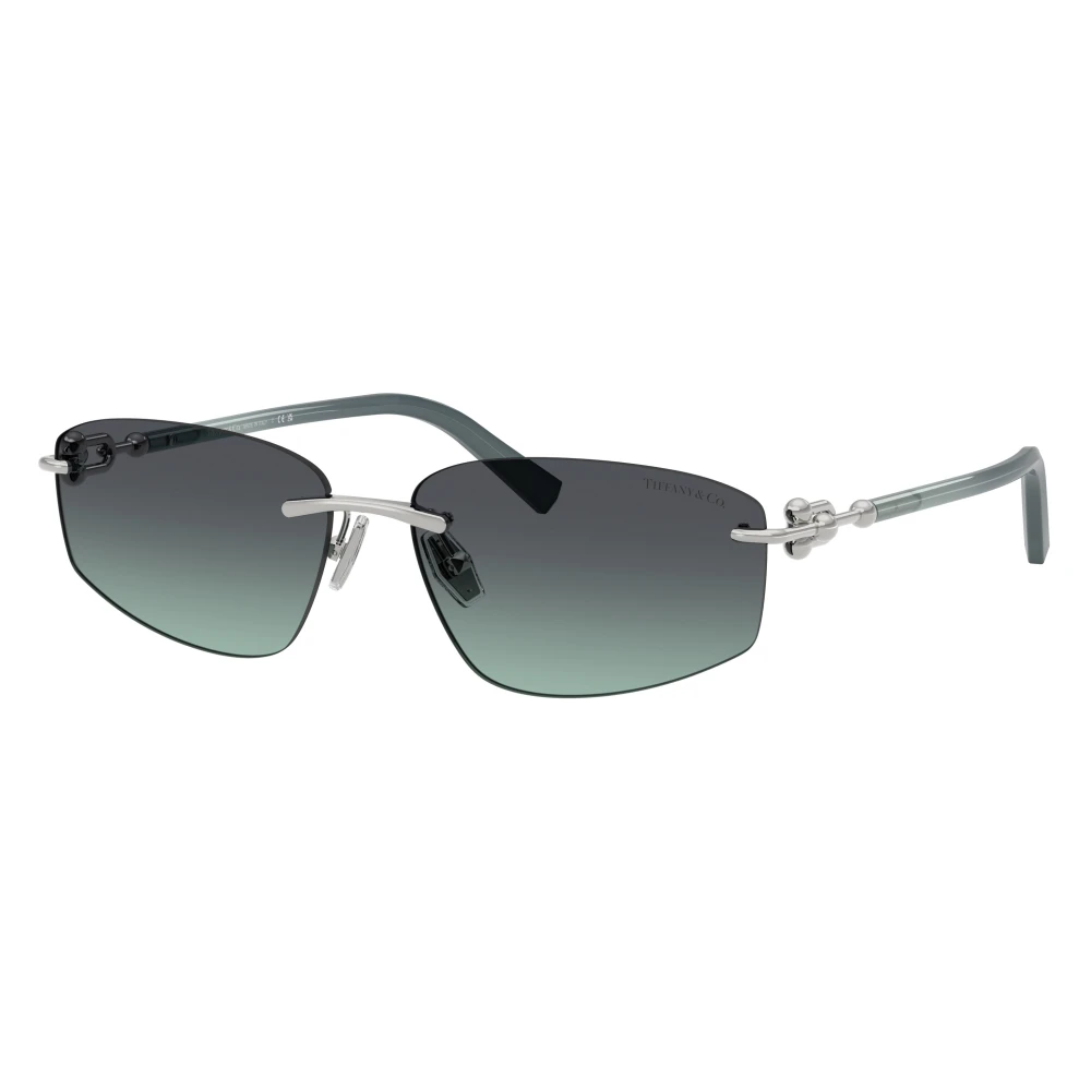 Tiffany Unisex Silver Tf3114 60012G Sunglasses Metal Geometric Normal Nuanced - Image 4