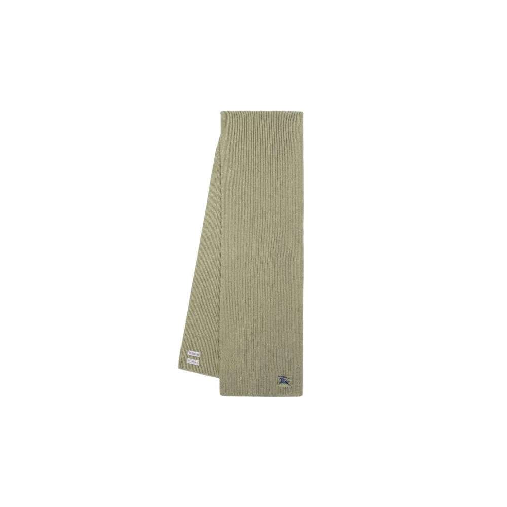 Burberry Unisex Beige Ribbed Knit Scarf