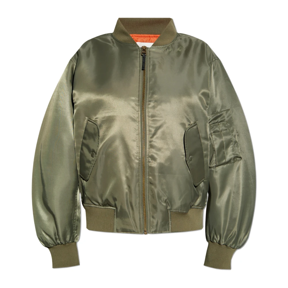 Anine Bing Women's Green Bomber Jackets, Xs, Bomber Jacket