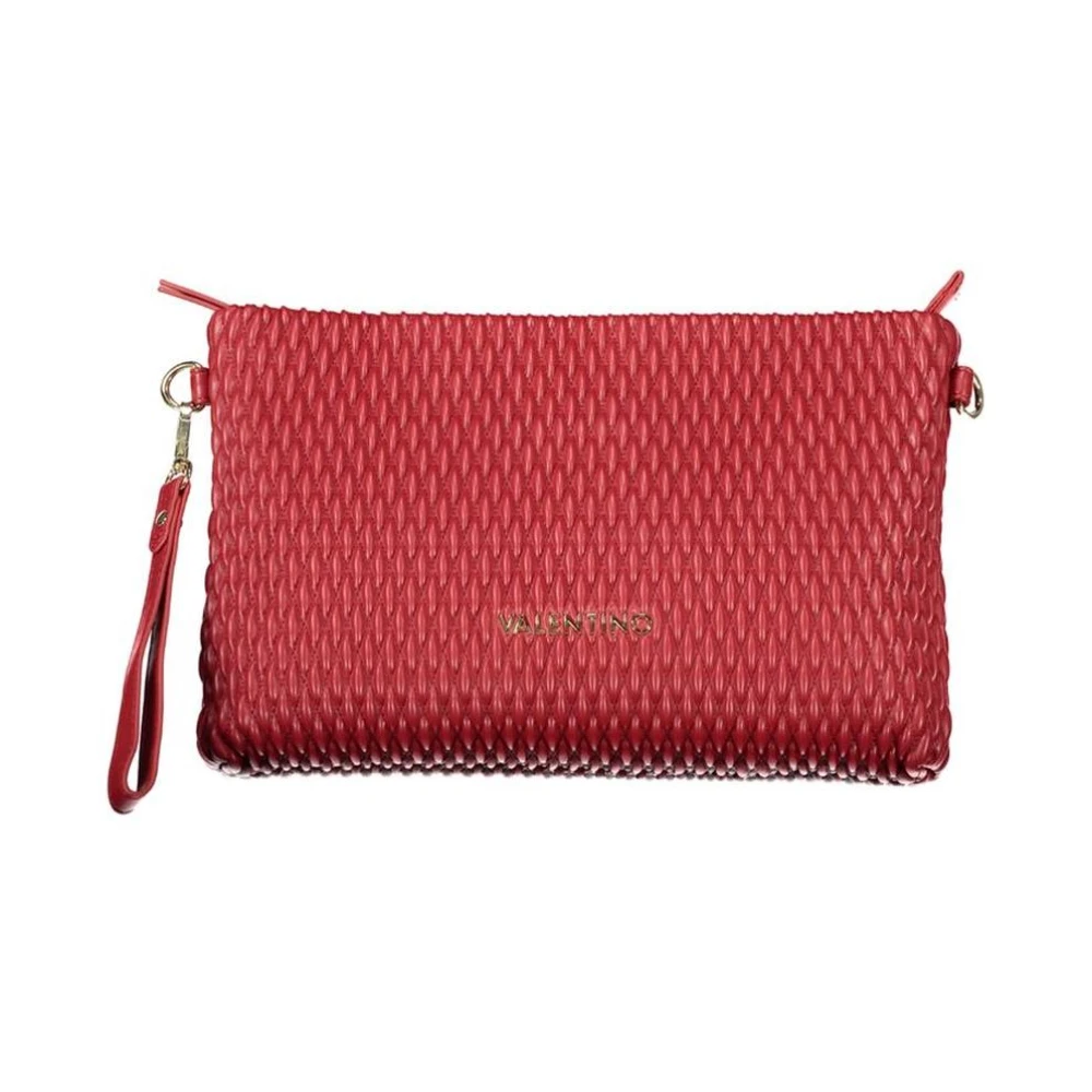 Valentino Women's Red Quilted Clutch - Clutches - One Size - Bags