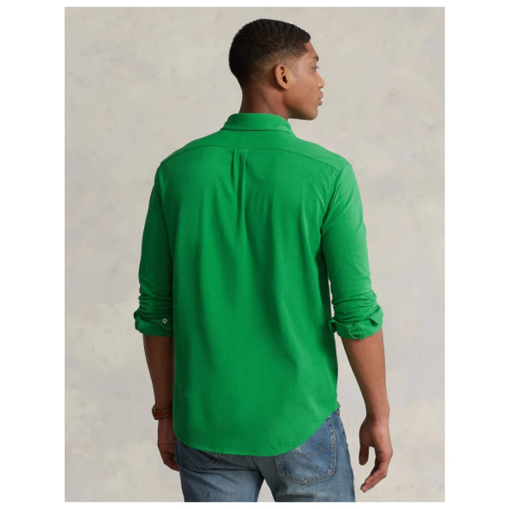 Polo Ralph Lauren Klassieke Katoenen Polo Shirt Green Heren