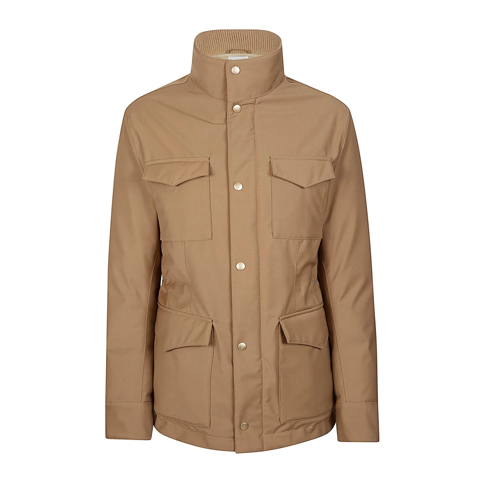 Eleventy Vrouw Bruin Giubbino Sahariana